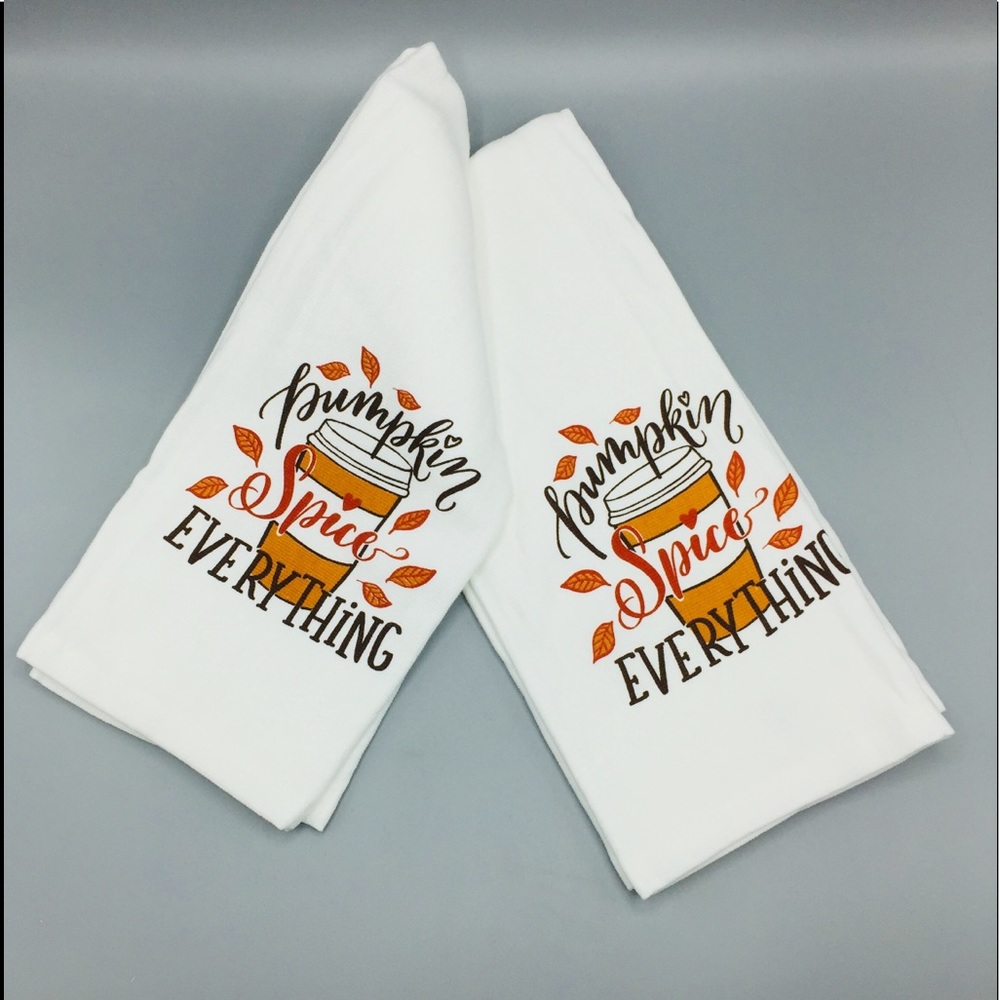 Colordrift “Pumpkin Spice Everything” Towel Set
